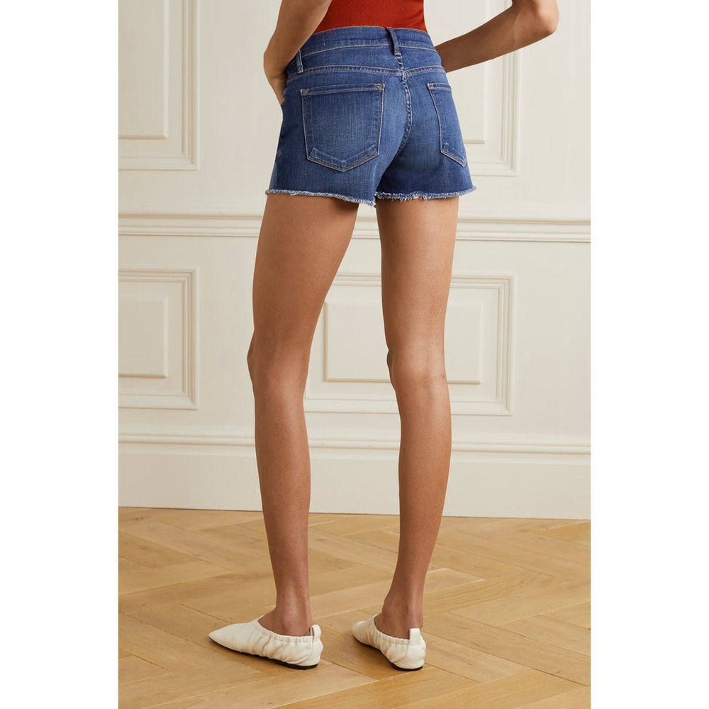 Frame Cut Off Jean Shorts Size 24 EUC